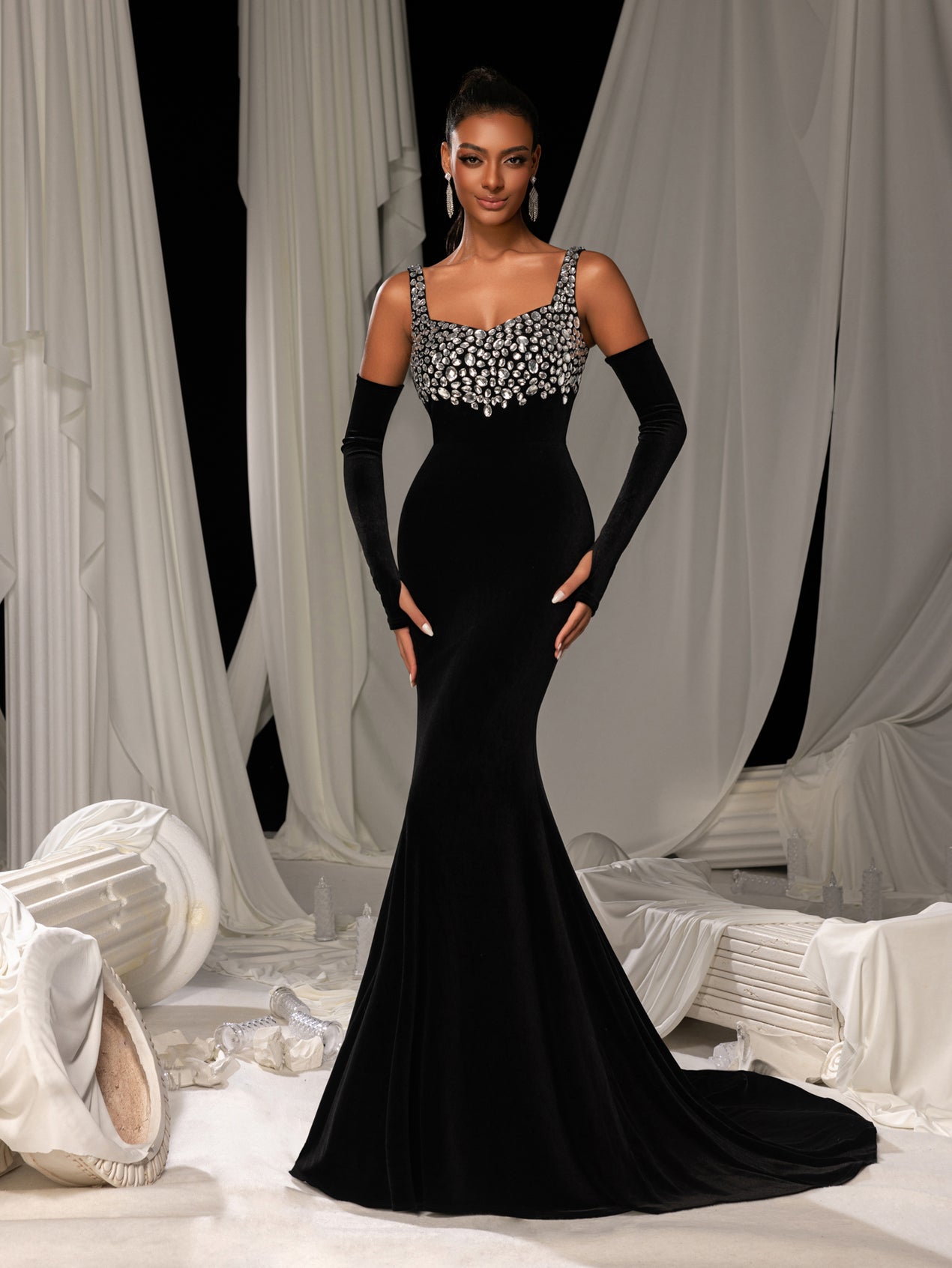 Velvet Dresses  Elonnashop