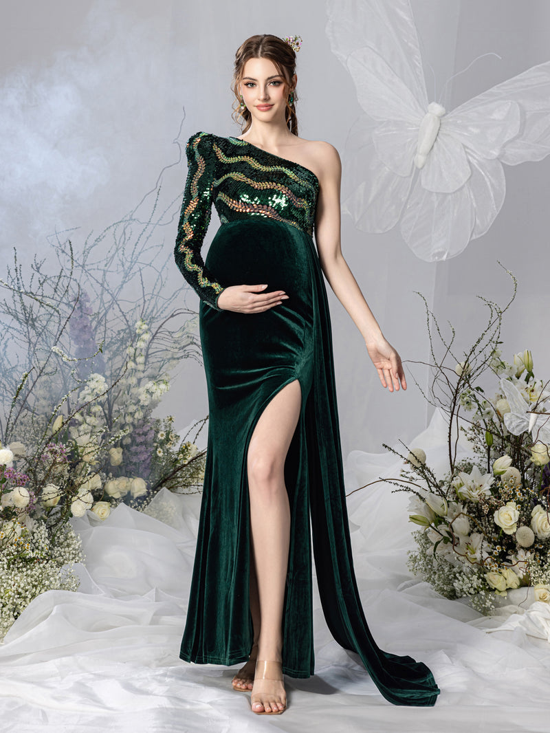 Velvet Maternity Dresses  Elonnashop