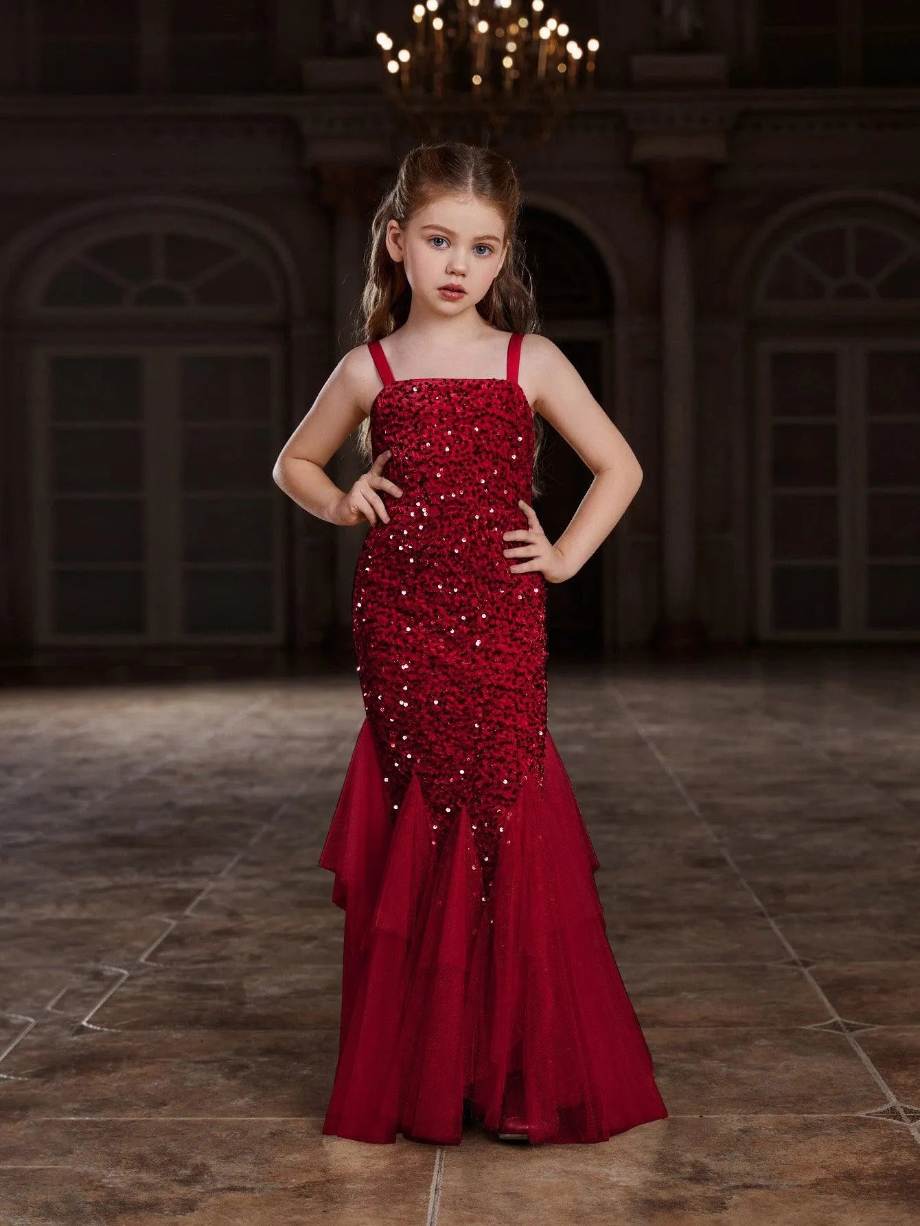 red dress tweens Annalise Tween Dress