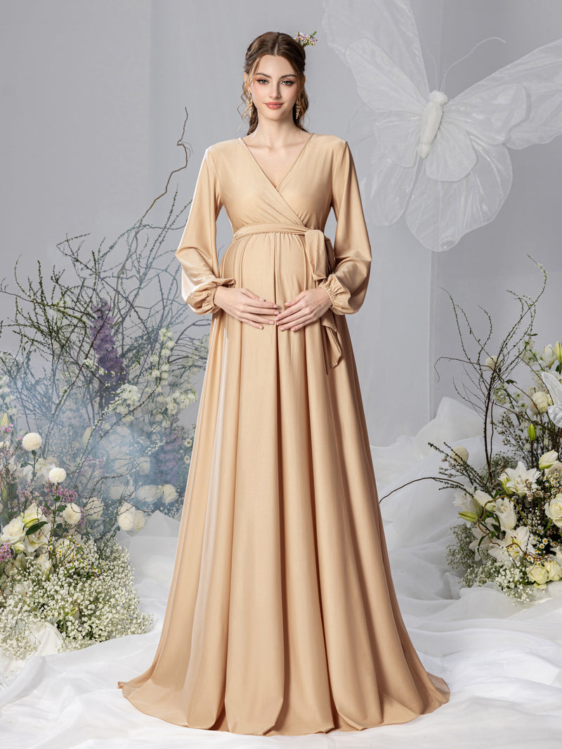 Champagne Maternity Dresses Elonnashop Champagne Maternity Dresses Elonnashop