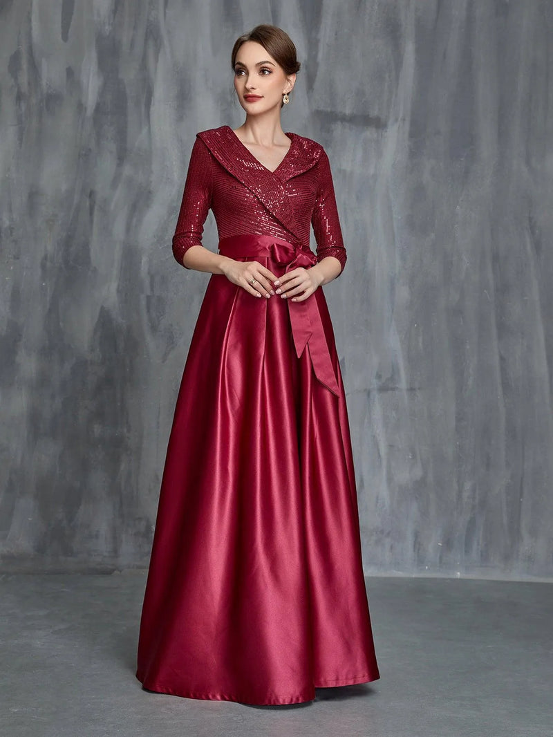 Burgundy Mother of the Bride Dresses Elonnashop Burgundy Mother of the Bride Dresses Elonnashop