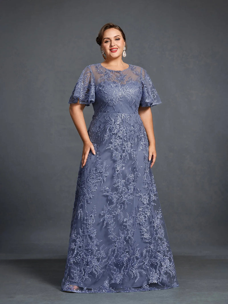 Elegant Of The Bride Size Mother Evening Dresses Plus Size Petite Plus Size  Simple Empire Waist