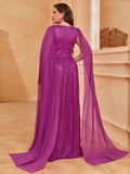 Plus V Neck Cloak Sleeve Sequin A Line Dresses