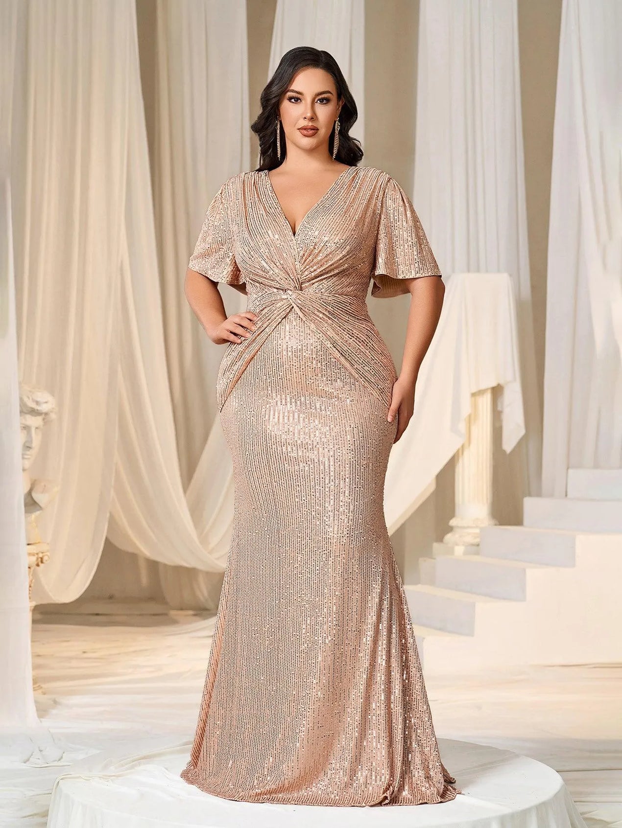 Burgundy Plus Size Dresses Elonnashop Burgundy Plus Size Dresses Elonnashop