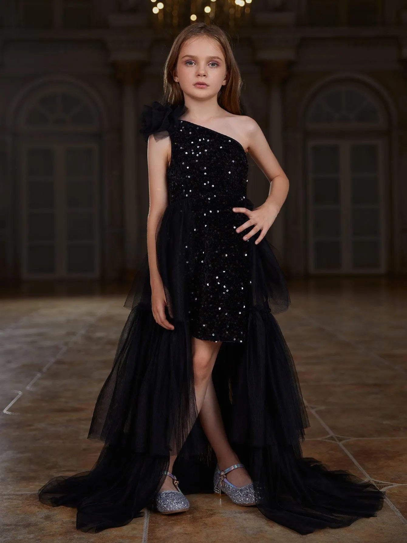 black dress tween Maribeth Dress in Black- Girls/Tween (S 7/8,L 11/12) Black / L 11/12