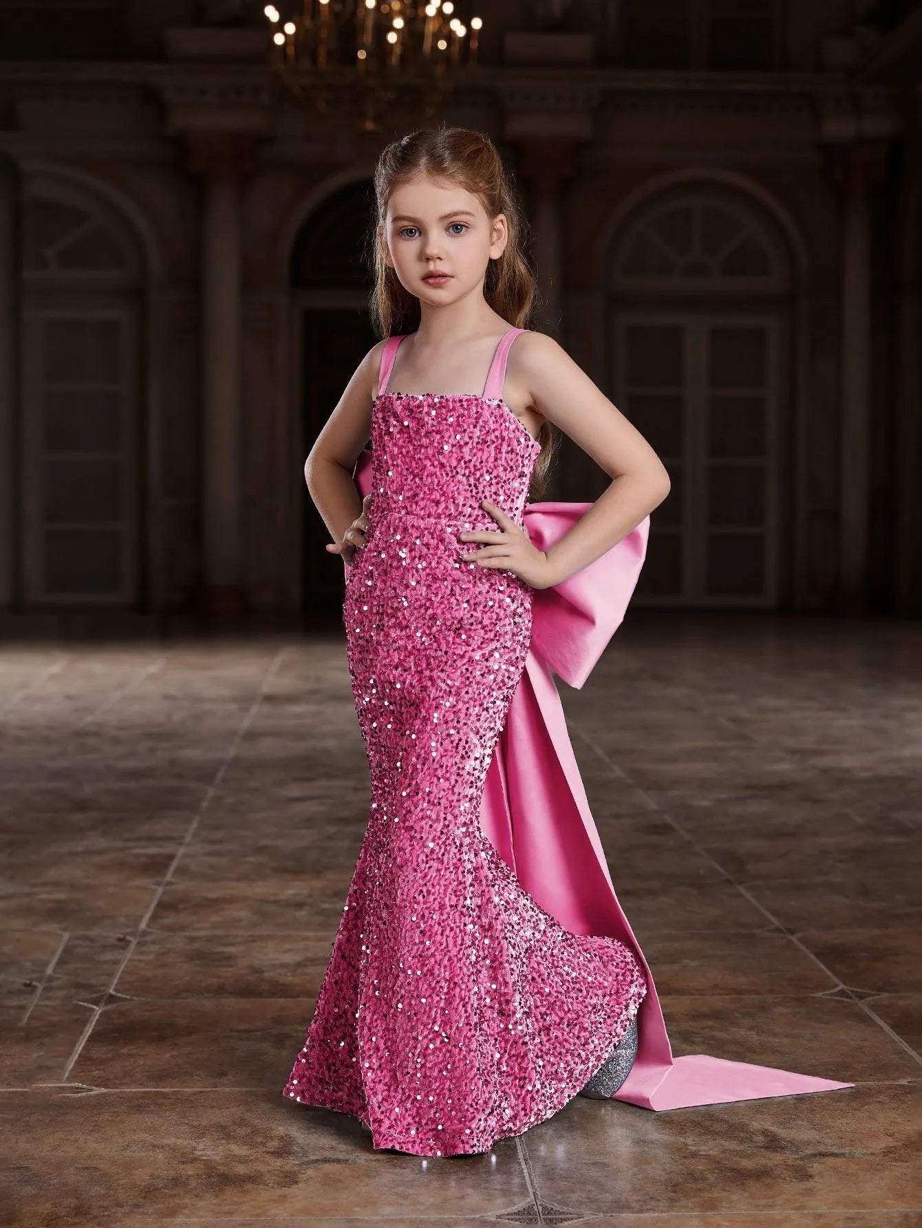 tween sequin dress LoveShackFancy Tween Liselle Dress in Pink