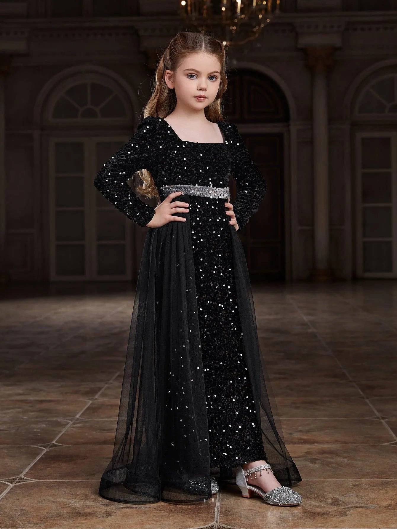 toddler sequin dress long sleeve Amazon.com: Arshiner Black Dress for Girls Toddler Sparkly Tulle Puff Long Sleeves Tutu Dress Formal Princess Birthday Party Dress Up 2t: Clothing, Shoes & Jewelry