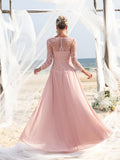 Womens' Elegant Evening Gowns: Lace & Chiffon with Boat Neckline and Floral Embroidery – Timeless Formal Occasion Dresses
