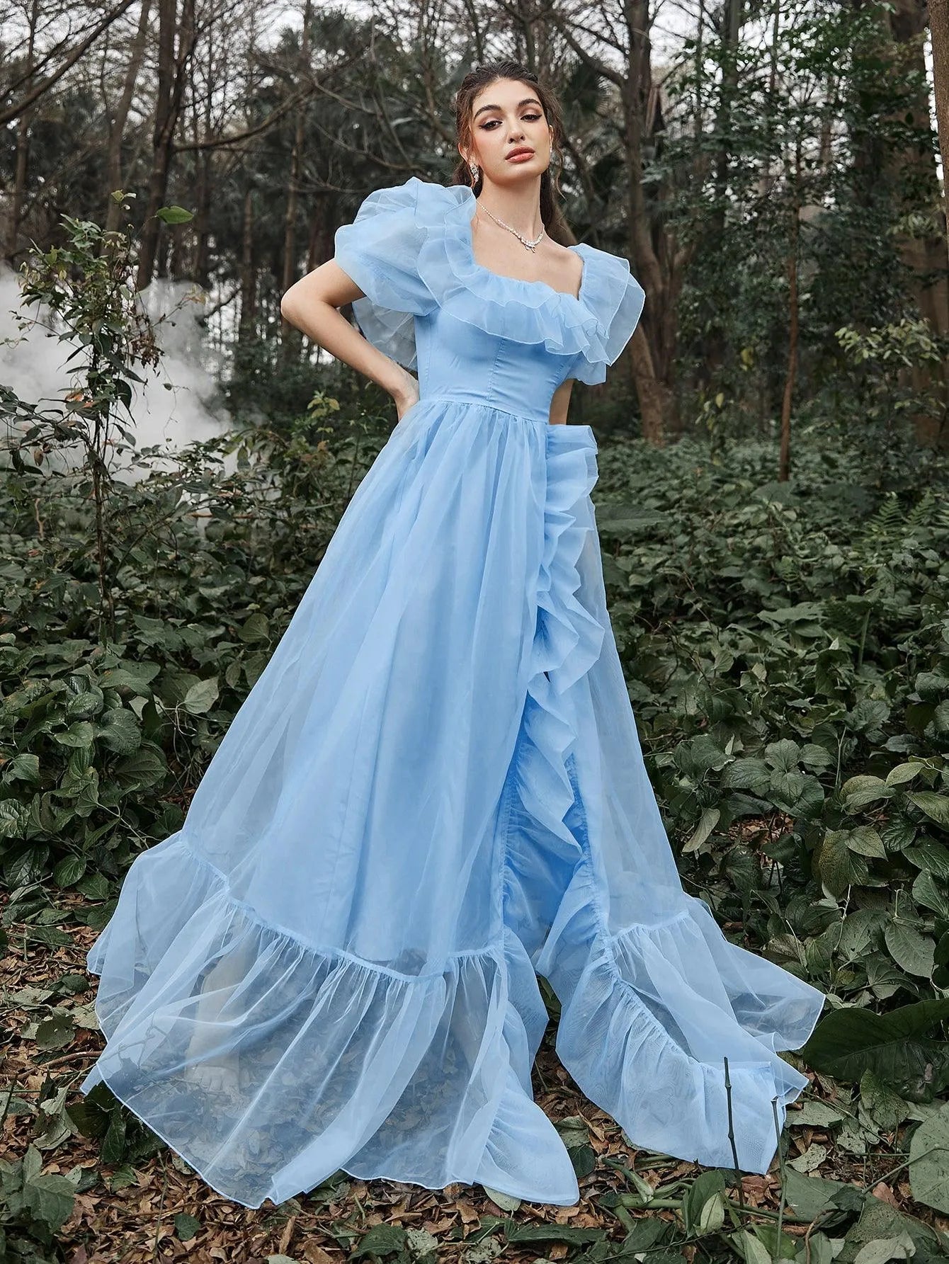organza tulle dress Azalea Organza Gown Teuta Matoshi