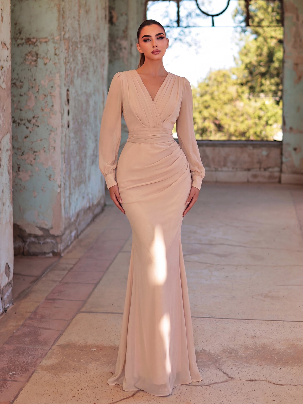 mermaid dress wedding guest Sequined Sweetheart Spaghetti Straps Mermaid Wedding Guest Dress Detail Fabric Simple Ivory Satin Short Sleeve