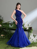 Teen Girls' Mesh Insert Mermaid Hem Sequin Dress