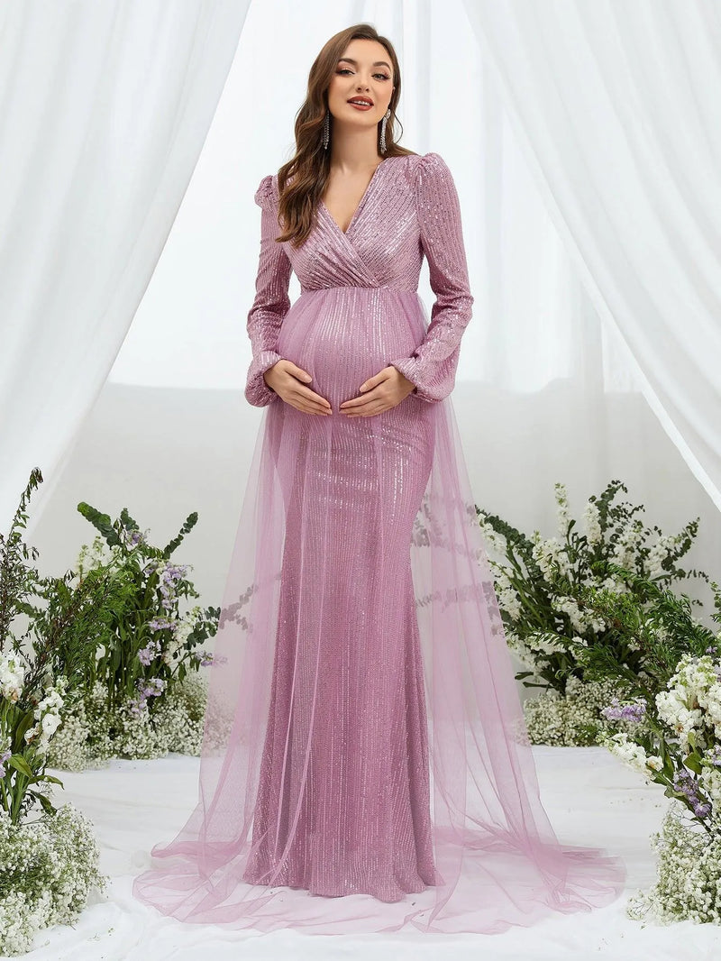 Sequin Maternity Dresses Elonnashop