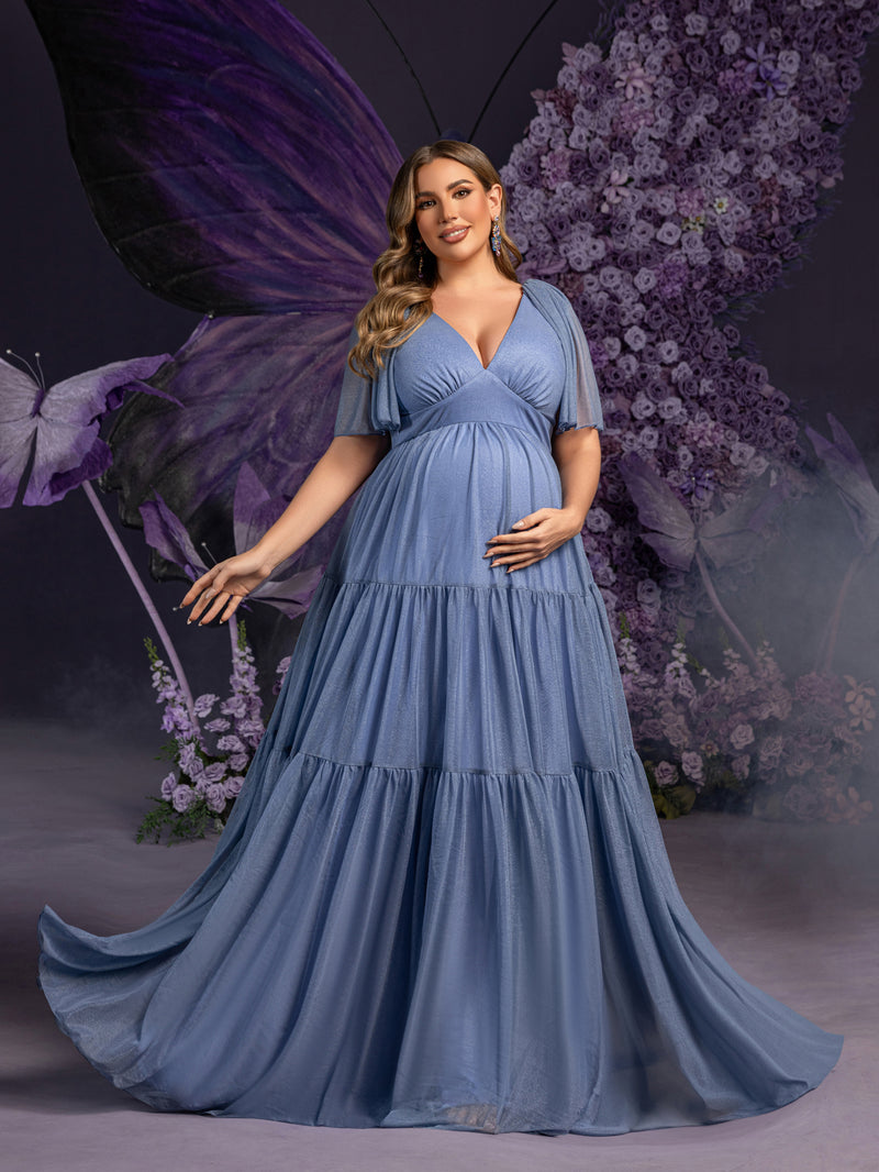 Chiffon Maternity Dresses  Elonnashop