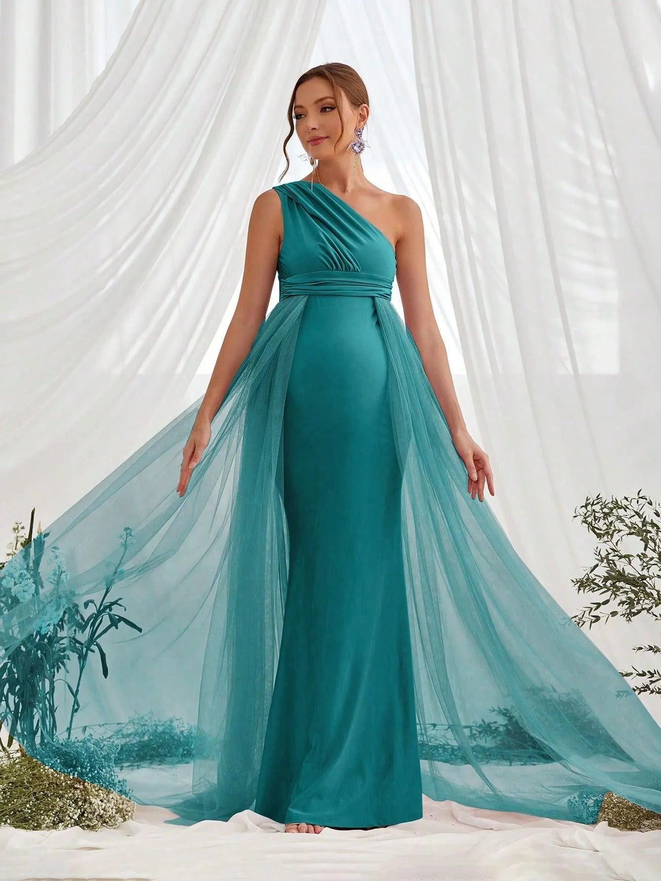 teal one shoulder homecoming dress Sherri Hill Short One Shoulder Homecoming Dress 55767 Royal / 6
