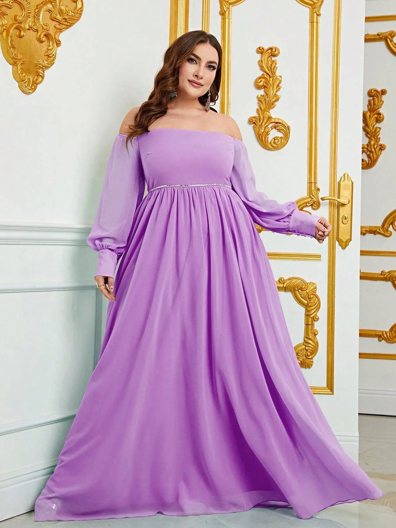 purple off the shoulder dress plus size Select Unique Gothic Dress Plus Size WonderlandByLilian Size 16 / Purple