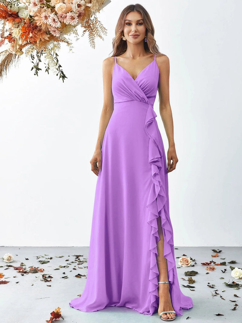 Chiffon Bridesmaid Dresses  Elonnashop